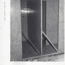 Photograph - Kodak, 'Shower Recesses, X-Ray Building', Coburg, 1958