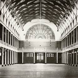 Photograph - Western End of Great Hall, Exhibition Building, Melbourne, circa 1969