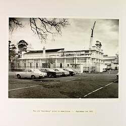 Photograph - The Old 'Residency' being demolished, Royal Exhibition Building, 1 Sep 1971