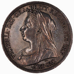 Coin - Crown, Queen Victoria, Great Britain, 1897 (Obverse)