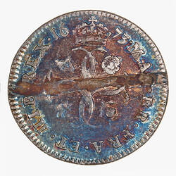 Coin - Groat, Charles II, Great Britain, 1673 (Reverse)