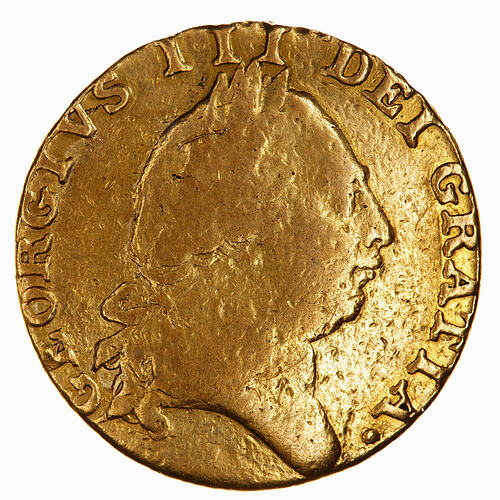 Coin - 1 Guinea, George III, Great Britain, 1787 (Obverse)