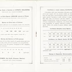 Catalogue - Ing. Ippolito Cattaneo, Laboratorio Fotografico, circa 1900