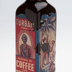 Bottle - Kornies Food Co, Turban Brand, Essence Of Coffee & Chicory, circa 1940s