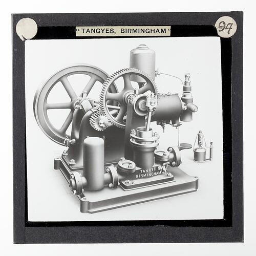 Oil engine and pump.