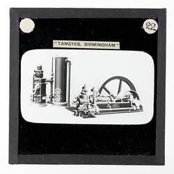 Lantern Slide - Tangyes Ltd, Gas Engine & Suction Gas Producer, circa 1910
