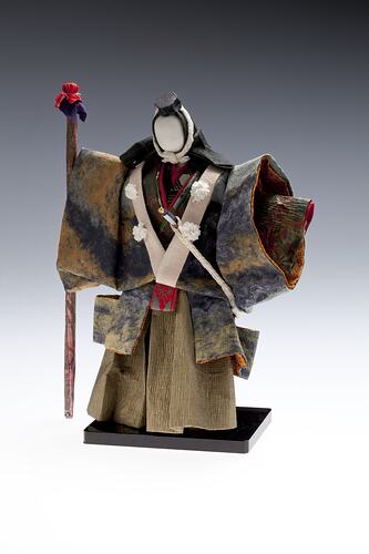 Shimotsuke Paper Doll - 'Benkei' [2], Kabuki Theatre Priest Warrior , 1998-2007