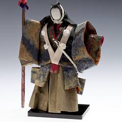 Shimotsuke Paper Doll - 'Benkei' [2], Kabuki Theatre Priest Warrior , 1998-2007