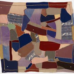 Quilt - Ada Perry, Patchwork & Embroidery, circa 1930s-1960s
