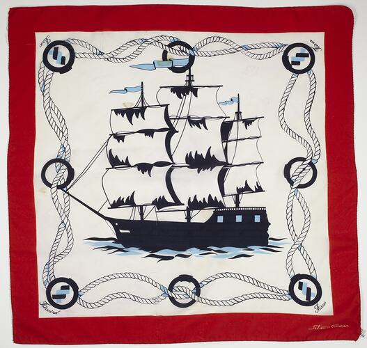 Scarf - Sitmar Cruise Lines, circa 1960s
