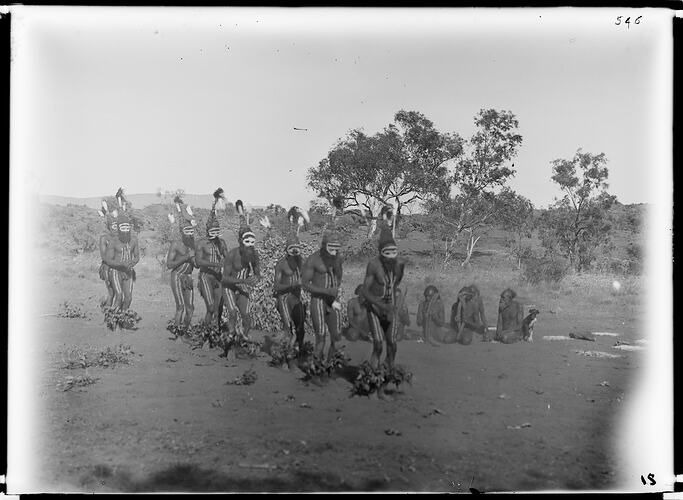 Tjitjingalla corroboree, Alice Springs, Central Australia, 1901