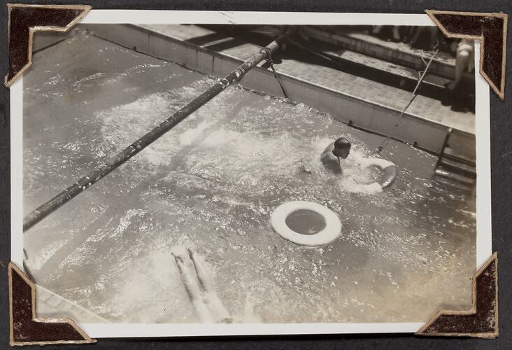 Aquatic Sports, Palmer Family Migrant Voyage, England to Australia, 1947