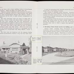 Booklet - Facts About Housing in Australia, 1956