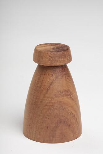 Chess Piece - Adolph Bruhn & Son, Wooden, Black Pawn, circa 1970-1990