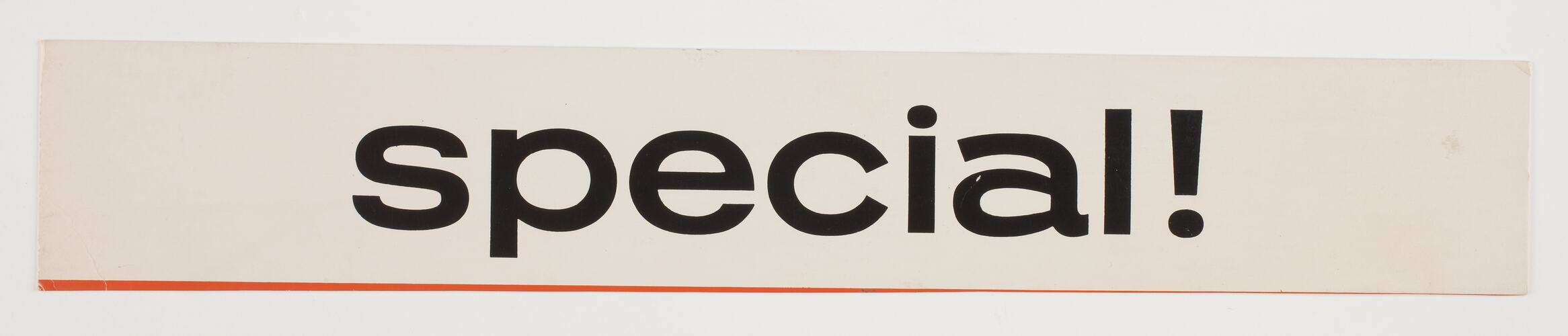 Sign - 'Special!', Old Lolly Shop, Carlton North, circa 1970