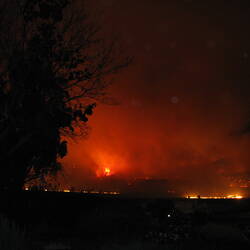 Digital Photograph - View From House, Black Saturday Bushfires, Rosewhite, Victoria, 8 Feb 2009
