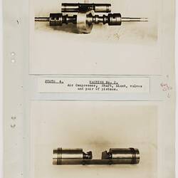 Photograph - Crankless Engines (Australia) Pty Ltd, Pair of Pistons for Air Compressor, Fitzroy, Victoria, 1921