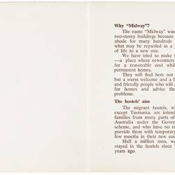 Invitation - Opening of Midway Hostel, Commonwealth Hostels Limited, 13 Mar 1969