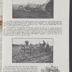 Catalogue - H.V. McKay, Stripper Harvester, circa 1925