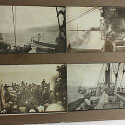 Photograph - Group Of Men On Board A Ship, Driver Cyril Rose, World War I, 1916-1919