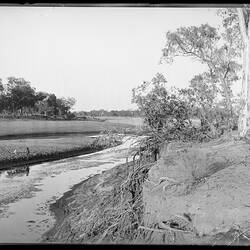 Glass plate. Henbury, Central Australia, Northern Territory, Australia