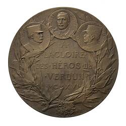 Medal - Heroes of Verdun, by Charles PIllet, France, 1916