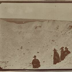 Photograph - Mine Crater, La Boisselle, Somme, France, Sergeant John Lord, World War I, 1917