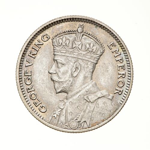 Coin - 6 Pence, Fiji, 1934