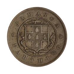Coin - Farthing, Jamaica, 1905