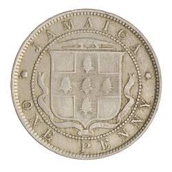 Coin - 1 Penny, Jamaica, 1889