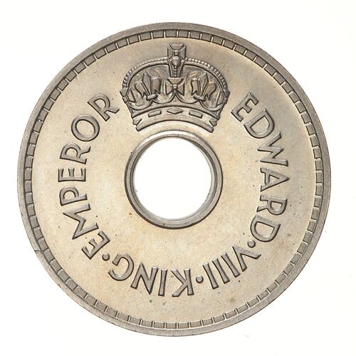 Proof Coin - 1 Penny, Fiji, 1936
