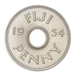 Proof Coin - 1 Penny, Fiji, 1954