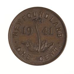 Coin - 1 Cent, Newfoundland, 1941