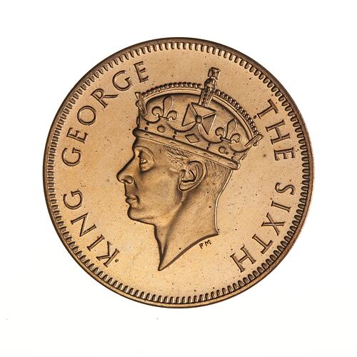 Proof Coin - 2 Cents, Mauritius, 1949