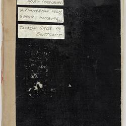Recipe Book - Handwritten, Karl Muffler, 1915-1930