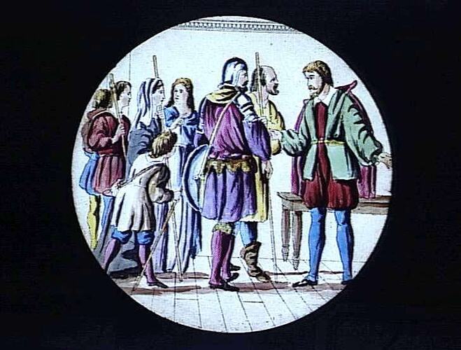 7. Gaius receives the Pilgrims.