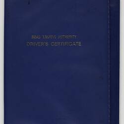 Driver's Certificate Cover - Road Traffic Authority, Romanos Eid, Melbourne, 1984