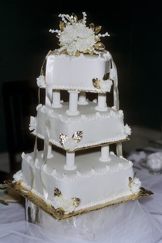 Wedding Cake For Ian Black & Hope Macpherson, Victoria, 2 Apr 1965