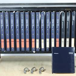 Trolley with Reference Materials - IBM, circa 1972