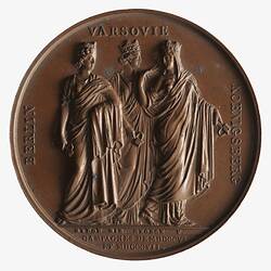 Medal - Occupation of the Three Capitals, Napoleon Bonaparte (Emperor Napoleon I), France, 1807