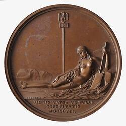 Medal - French Army on the Banks of the Vistula, Napoleon Bonaparte (Emperor Napoleon I), France, 1807