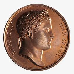 Medal - Incorporation of the Papal States in the French Empire, Napoleon Bonaparte (Emperor Napoleon I), France, 1809