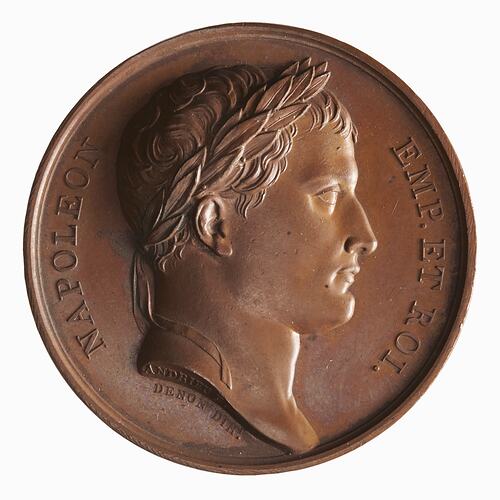 Medal - Te Deum in Vienna Cathedral, Napoleon Bonaparte (Emperor Napoleon I), France, 1805