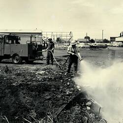 Photograph - Massey Ferguson, Fire Drill, Sunshine, Victoria, 1967