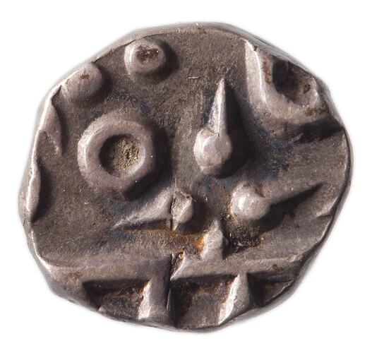 Coin - 1/8 Rupee, Gwalior, India, 1843-1886