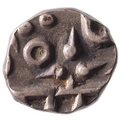 Coin - 1/8 Rupee, Gwalior, India, 1843-1886