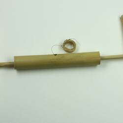 Toy Helicopter - Horizontal Form, Rope Action, Reed, Ikenwen Village, 2006