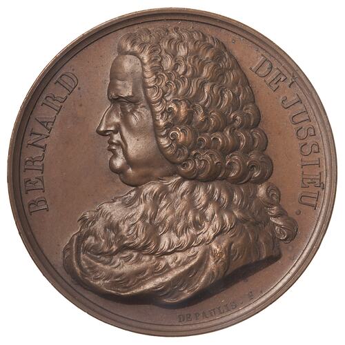 Medal - Bernard de Jussieu, France, 1823