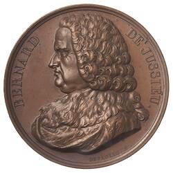 Medal - Bernard de Jussieu, France, 1823