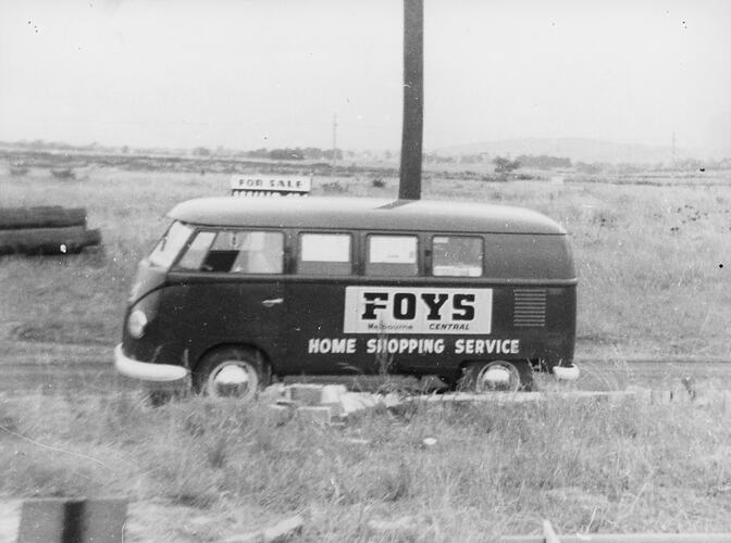 Digital Photograph - John Woods' Foy & Gibson's Van, Lalor, circa 1959